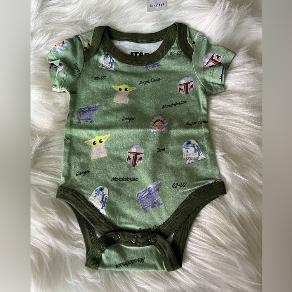 Star Wars Baby Yoda onesie 3months
